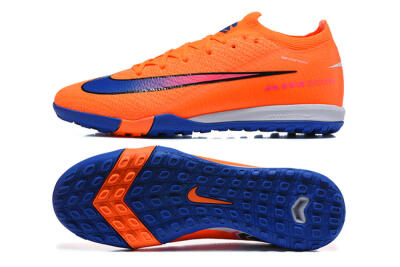 Nike Air Zoom Mercurial Vapor 16 Elite TF Artificial Turf Soccer Shoes - Orange/Royal Blue/Hot Pink