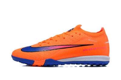 Nike Air Zoom Mercurial Vapor 16 Elite TF Artificial Turf Soccer Shoes - Orange/Royal Blue/Hot Pink