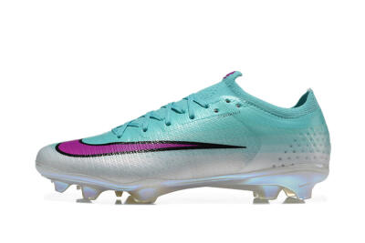 Nike Air Zoom Mercurial Vapor 17 Elite FG Firm Ground Soccer Cleats - Aqua/Vibrant Purple/Silver Grey