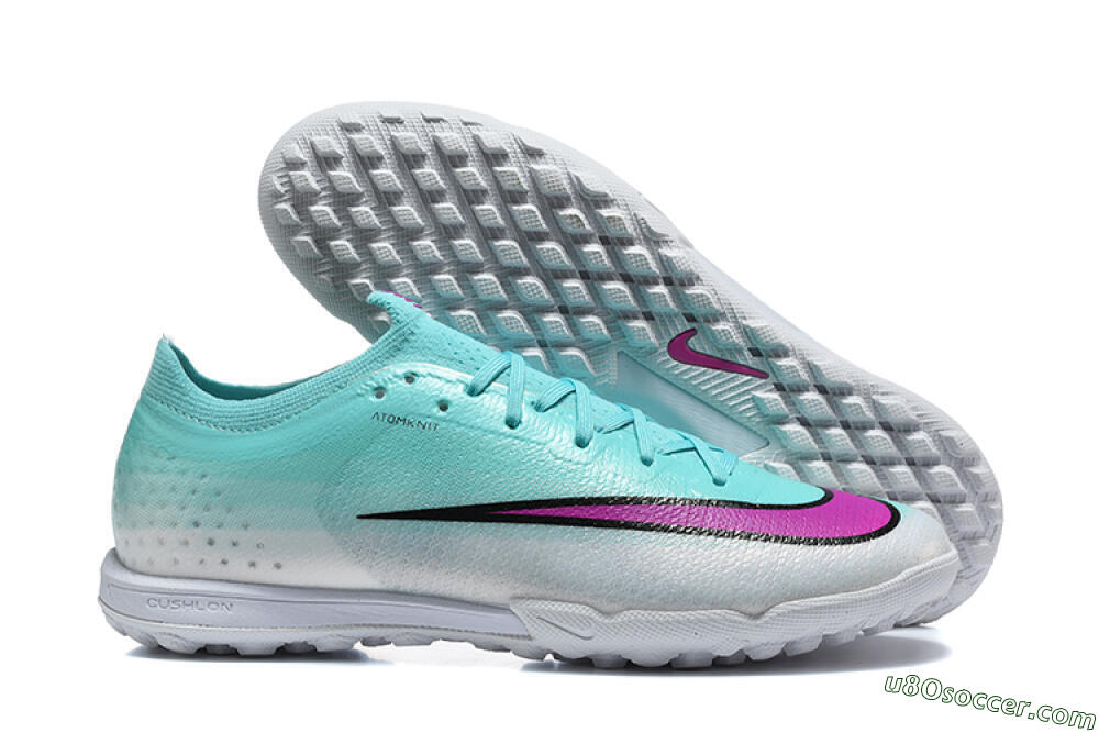 Nike Air Zoom Mercurial Vapor 17 Elite TF Artificial Turf Soccer Shoes - Aqua/Turquoise Dream/Purple Flash 1