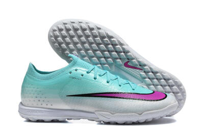 Nike Air Zoom Mercurial Vapor 17 Elite TF Artificial Turf Soccer Shoes - Aqua/Turquoise Dream/Purple Flash