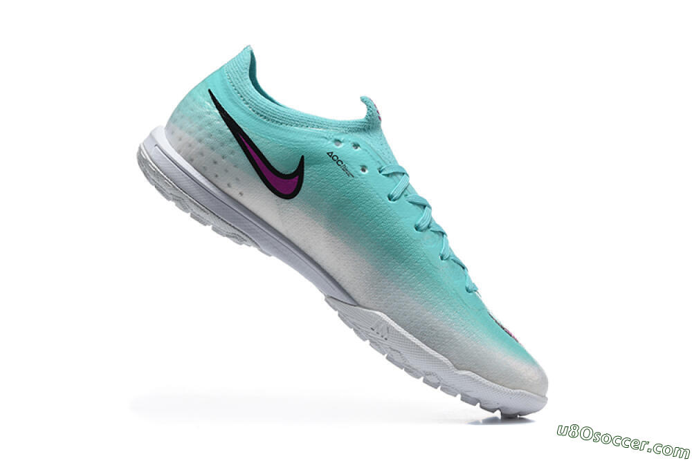 Nike Air Zoom Mercurial Vapor 17 Elite TF Artificial Turf Soccer Shoes - Aqua/Turquoise Dream/Purple Flash 7