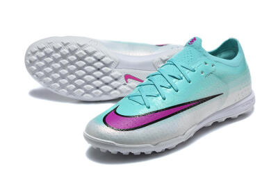 Nike Air Zoom Mercurial Vapor 17 Elite TF Artificial Turf Soccer Shoes - Aqua/Turquoise Dream/Purple Flash