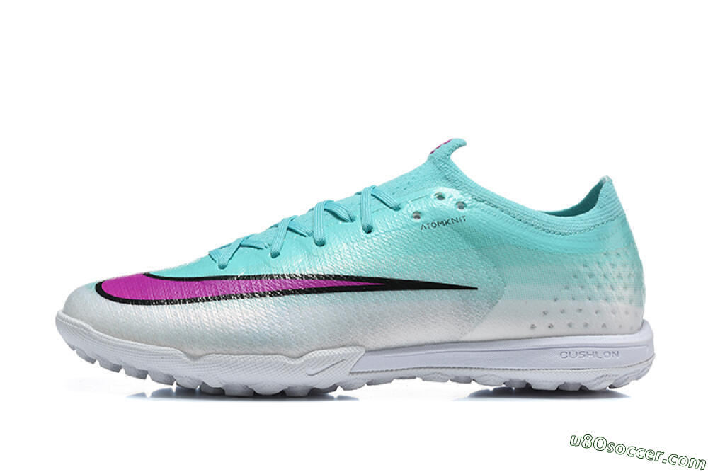 Nike Air Zoom Mercurial Vapor 17 Elite TF Artificial Turf Soccer Shoes - Aqua/Turquoise Dream/Purple Flash 2