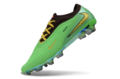 Nike Phantom 6 Elite Low FG Firm Ground Soccer Cleats - Green/Vibrant Green/Golden Yellow