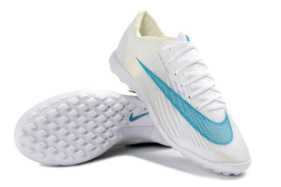 Nike Air Zoom Mercurial Superfly 11 Elite TF Artificial Turf Soccer Shoes - White/Aqua Breeze/Icy Blue