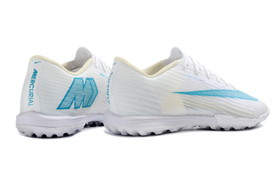 Nike Air Zoom Mercurial Superfly 11 Elite TF Artificial Turf Soccer Shoes - White/Aqua Breeze/Icy Blue