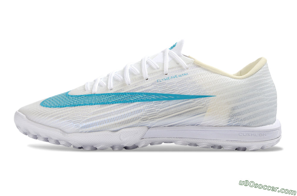 Nike Air Zoom Mercurial Superfly 11 Elite TF Artificial Turf Soccer Shoes - White/Aqua Breeze/Icy Blue 2