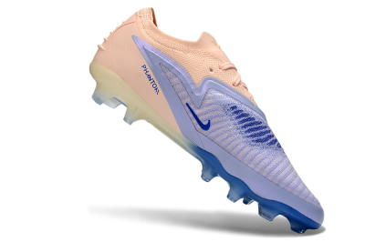 Nike Phantom 6 Elite Low FG Firm Ground Soccer Cleats - Pink/Sky Blue/Soft Peach