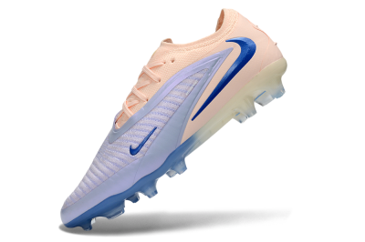 Nike Phantom 6 Elite Low FG Firm Ground Soccer Cleats - Pink/Sky Blue/Soft Peach