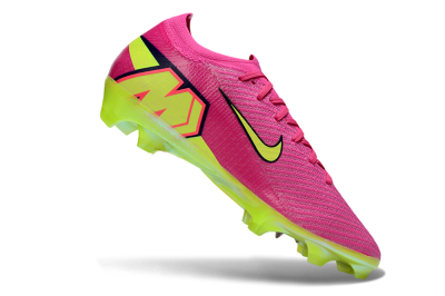 Nike Air Zoom Mercurial Vapor 16 Elite FG Firm Ground Soccer Cleats - Pink/Lime Green/Hot Pink