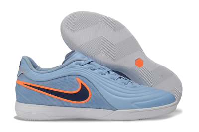 Nike Tiempo Legend 11 Pro IC Indoor & Futsal Soccer Shoes - Blue/Sky Blue/Neon Orange