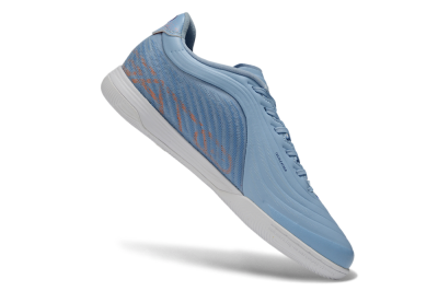 Nike Tiempo Legend 11 Pro IC Indoor & Futsal Soccer Shoes - Blue/Sky Blue/Neon Orange
