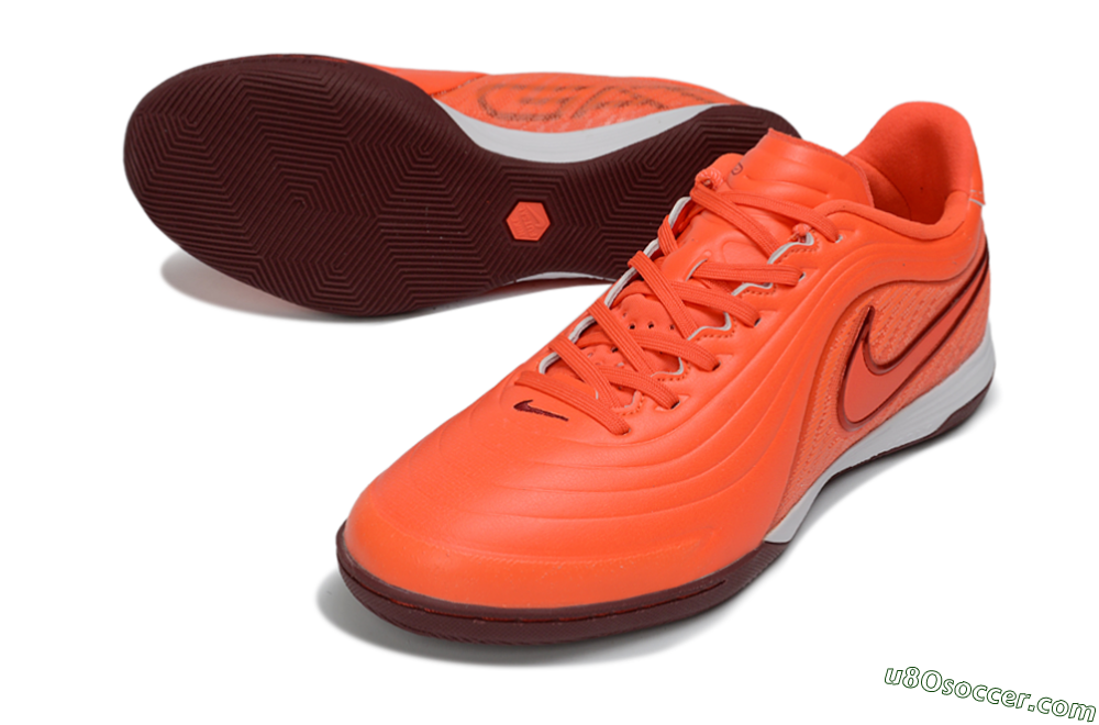 Nike Tiempo Legend 11 Pro IC Indoor & Futsal Soccer Shoes - Orange/Bright Tangerine/Crimson Red 3