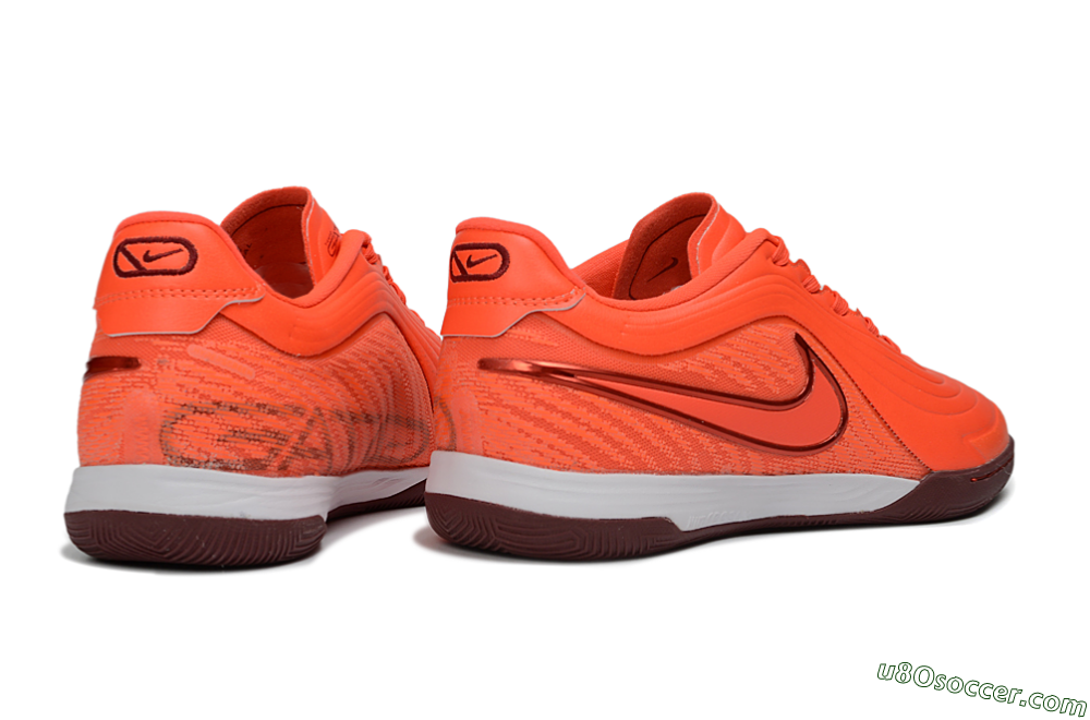 Nike Tiempo Legend 11 Pro IC Indoor & Futsal Soccer Shoes - Orange/Bright Tangerine/Crimson Red 6