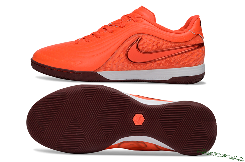 Nike Tiempo Legend 11 Pro IC Indoor & Futsal Soccer Shoes - Orange/Bright Tangerine/Crimson Red 0