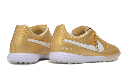 Nike Tiempo Legend SE TF Artificial Turf Soccer Shoes - Gold/Bright Gold/White
