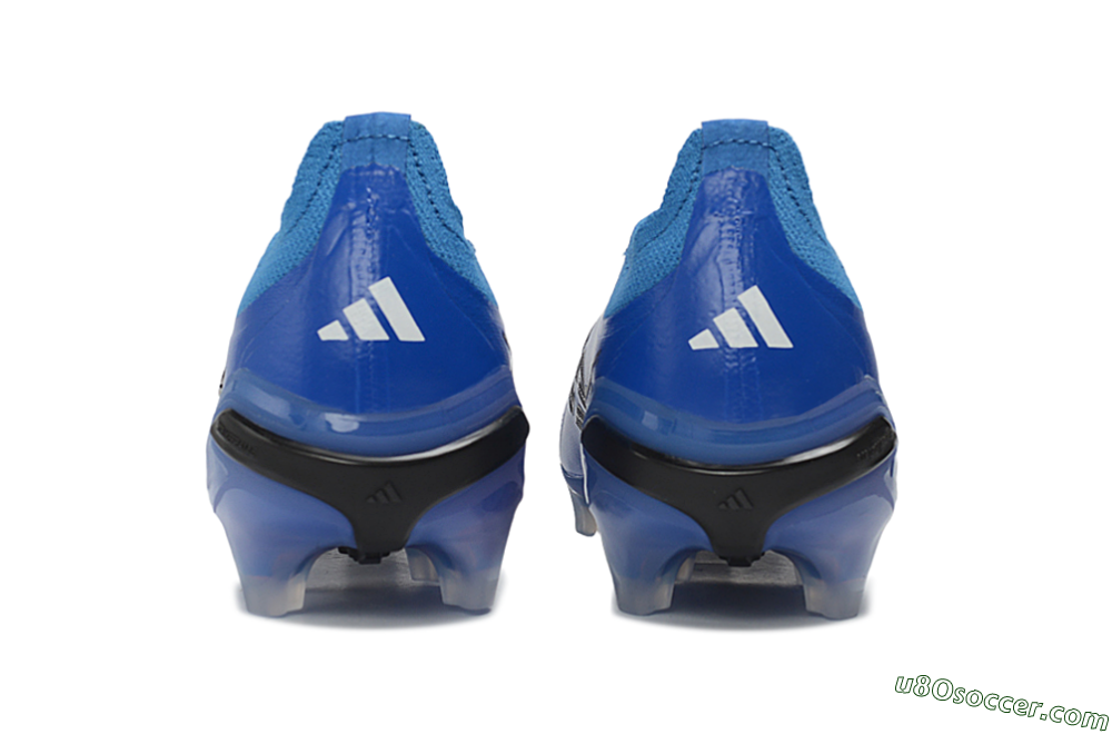 Adidas Predator 26 Elite Laceless FG Firm Ground Soccer Cleats - Blue/Electric Blue/Deep Ocean 5