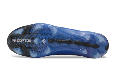 Adidas Predator 26 Elite Laceless FG Firm Ground Soccer Cleats - Blue/Electric Blue/Deep Ocean