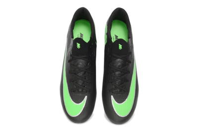 Nike Air Zoom Mercurial Superfly 11 Elite FG Firm Ground Soccer Cleats - Black/Vibrant Green/Metallic Silver