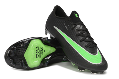 Nike Air Zoom Mercurial Superfly 11 Elite FG Firm Ground Soccer Cleats - Black/Vibrant Green/Metallic Silver