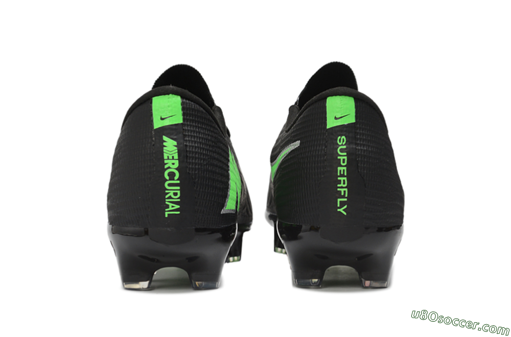 Nike Air Zoom Mercurial Superfly 11 Elite FG Firm Ground Soccer Cleats - Black/Vibrant Green/Metallic Silver 5