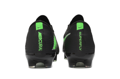 Nike Air Zoom Mercurial Superfly 11 Elite FG Firm Ground Soccer Cleats - Black/Vibrant Green/Metallic Silver