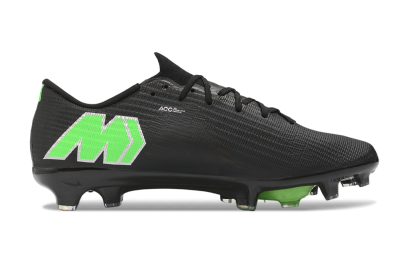 Nike Air Zoom Mercurial Superfly 11 Elite FG Firm Ground Soccer Cleats - Black/Vibrant Green/Metallic Silver