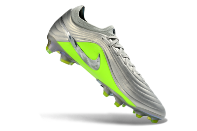 Nike Tiempo Legend 11 Elite FG Firm Ground Soccer Cleats - Silver/Vibrant Green/Metallic Silver