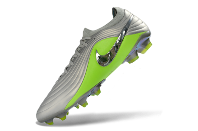 Nike Tiempo Legend 11 Elite FG Firm Ground Soccer Cleats - Silver/Vibrant Green/Metallic Silver