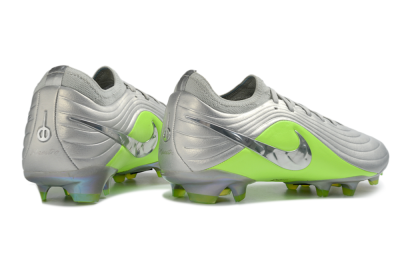 Nike Tiempo Legend 11 Elite FG Firm Ground Soccer Cleats - Silver/Vibrant Green/Metallic Silver