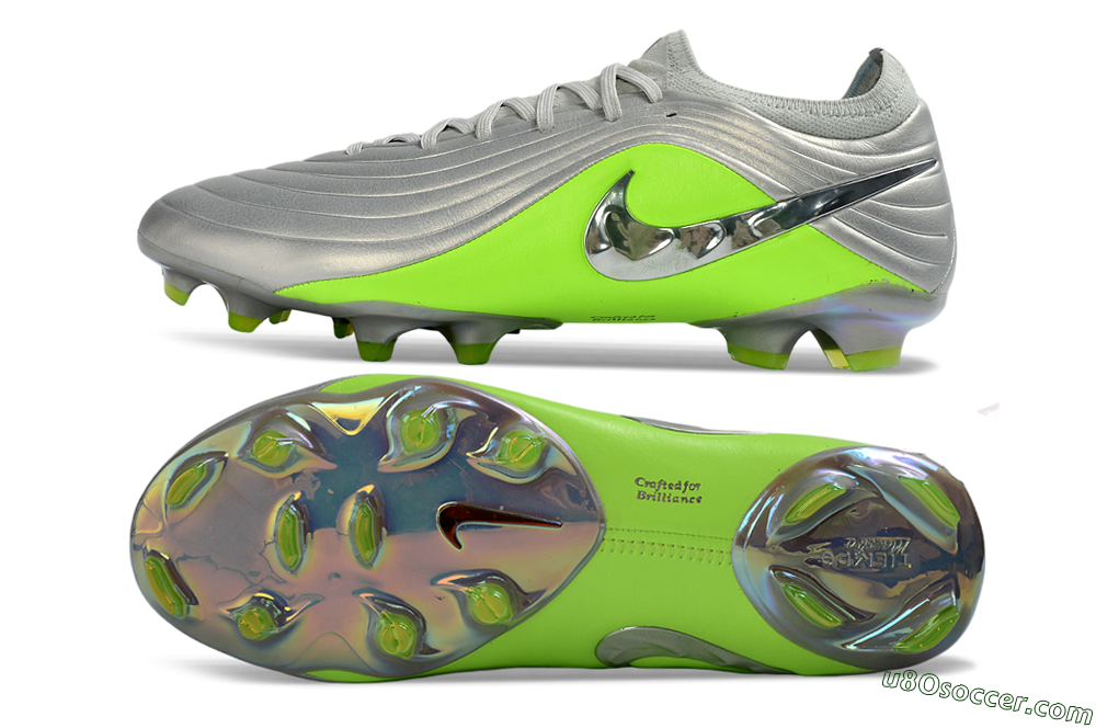 Nike Tiempo Legend 11 Elite FG Firm Ground Soccer Cleats - Silver/Vibrant Green/Metallic Silver 0