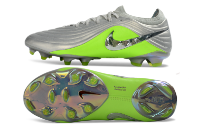 Nike Tiempo Legend 11 Elite FG Firm Ground Soccer Cleats - Silver/Vibrant Green/Metallic Silver