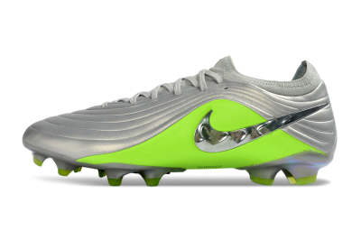Nike Tiempo Legend 11 Elite FG Firm Ground Soccer Cleats - Silver/Vibrant Green/Metallic Silver