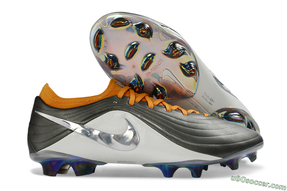 Nike Tiempo Legend 11 Elite FG Firm Ground Soccer Cleats - Black/Vibrant Orange/White 1