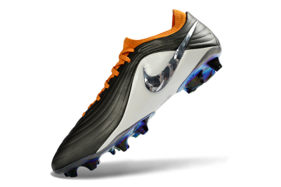 Nike Tiempo Legend 11 Elite FG Firm Ground Soccer Cleats - Black/Vibrant Orange/White