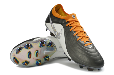 Nike Tiempo Legend 11 Elite FG Firm Ground Soccer Cleats - Black/Vibrant Orange/White