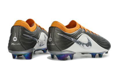 Nike Tiempo Legend 11 Elite FG Firm Ground Soccer Cleats - Black/Vibrant Orange/White