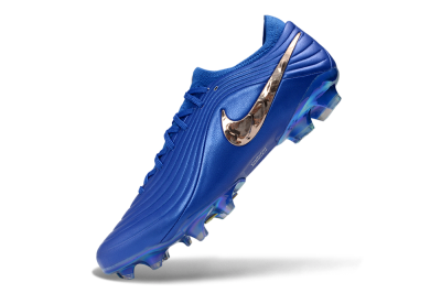 Nike Tiempo Legend 11 Elite FG Firm Ground Soccer Cleats - Blue/Electric Blue/Metallic Gold