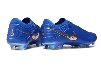 Nike Tiempo Legend 11 Elite FG Firm Ground Soccer Cleats - Blue/Electric Blue/Metallic Gold