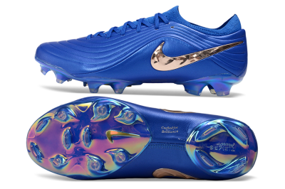Nike Tiempo Legend 11 Elite FG Firm Ground Soccer Cleats - Blue/Electric Blue/Metallic Gold