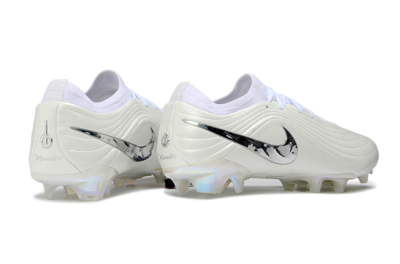Nike Tiempo Legend 11 Elite FG Firm Ground Soccer Cleats - White/Iridescent Silver/Soft Grey