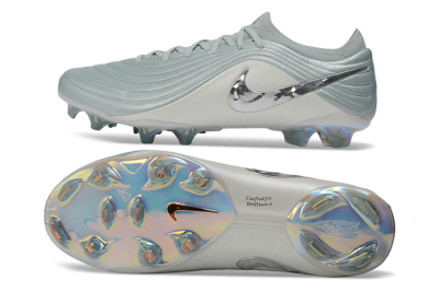 Nike Tiempo Legend 11 Elite FG Firm Ground Soccer Cleats - Gray/Light Gray/Metallic Silver