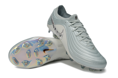 Nike Tiempo Legend 11 Elite FG Firm Ground Soccer Cleats - Gray/Light Gray/Metallic Silver