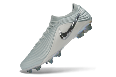 Nike Tiempo Legend 11 Elite FG Firm Ground Soccer Cleats - Gray/Light Gray/Metallic Silver