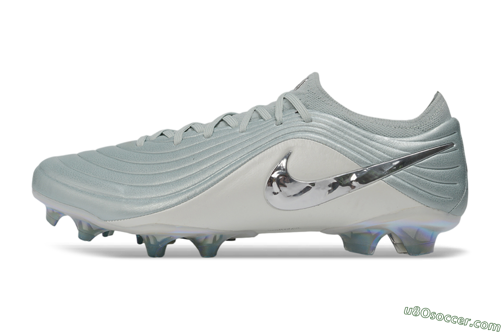 Nike Tiempo Legend 11 Elite FG Firm Ground Soccer Cleats - Gray/Light Gray/Metallic Silver 2