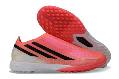 Adidas F50 Hyperfast Elite Laceless TF Artificial Turf Soccer Shoes - Pink/Electric Pink/Classic Black