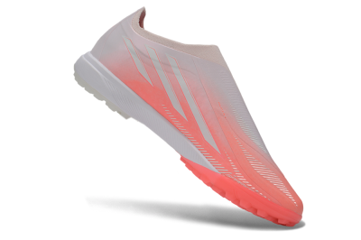 Adidas F50 Hyperfast Elite Laceless TF Artificial Turf Soccer Shoes - Pink/Coral Burst/Soft Glow