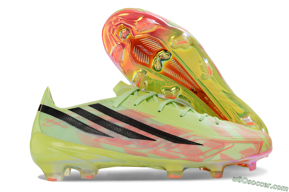 Adidas F50 Hyperfast 2026 World Cup FG Firm Ground Soccer Cleats - Neon/Electric Green/Black 1