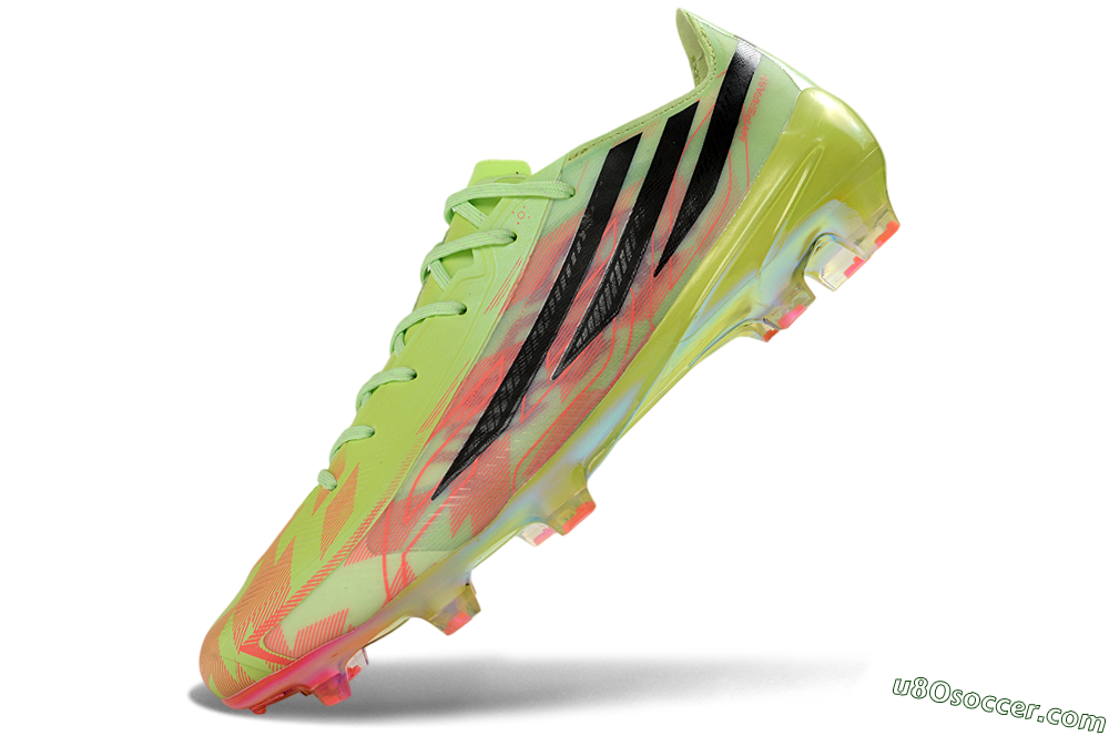 Adidas F50 Hyperfast 2026 World Cup FG Firm Ground Soccer Cleats - Neon/Electric Green/Black 5
